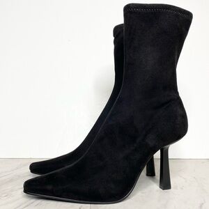 Steve Madden Vakay Black Sock Bootie 8 1/2 M